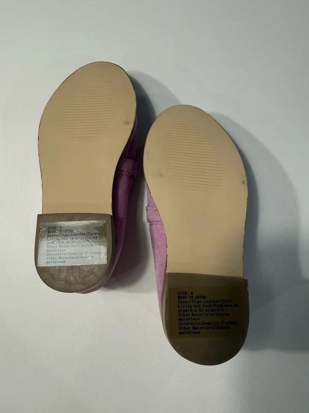 NWOT Janie‎ and Jack Pink Suede Fringe Loafers Size 6